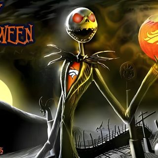 an image of a halloween scene with the words today is halloween Denver Broncos Halloween Happy Nightmare Before Christmas, Jack Skellington Friday The 13th, Happy New Year Nightmare Before Christmas, dark slate gray