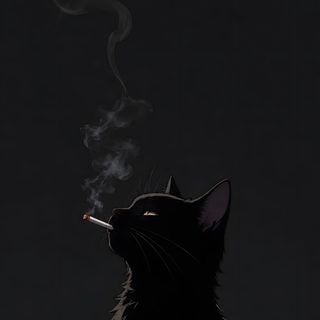 Black Cat Halloween Phone black
