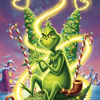 the grin on top of a sleigh with candy canes in his hand Halloween Grinch Grinch Images, Grinch Party, Grinch Who Stole Christmas, Best Friend, dim gray