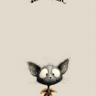 a cartoon mouse with an orange scarf around it's neck and the words happy halloween on Funny Halloween Iphone Whimsical Halloween, Cat Halloween, Halloween Cat Lockscreen, light gray