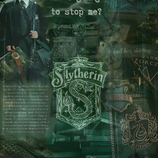 an image of harry potter collage in green and black with the words who's going to stop me? Slytherin Halloween Slytherin 4k, Harry Potter Slytherin, Slytherin Aesthetic Iphone, dark slate gray