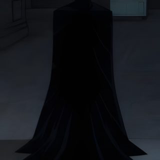 the dark knight is standing in front of a building at night with his cape open Batman The Long Halloween 2 Cape Designs, Designs To Draw, Batman 2008 Animated, Dark Knight Animated, black