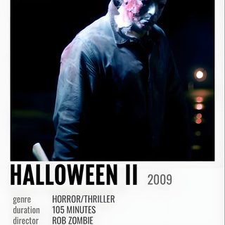 a poster with the words halloween ii on it Halloween 2 2009 Halloween 2 Rob Zombie Poster, Halloween 2007 Movie Poster, Halloween 2007 Rob Zombie Poster, dark slate gray