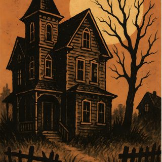 Halloween Artwork, Halloween Haunted Houses, Halloween Wallpaper, Halloween Haunt, Haunted House, Halloween, Drawings Vintage Halloween Haunted House Halloween Artwork, Halloween Haunted Houses, Halloween, dark olive green