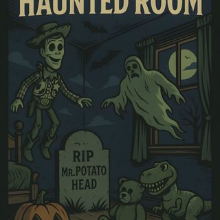 andy's halloween themed room is featured in the book, and it looks like they are Toy Story Halloween Toy Story Of Terror Poster, Toy Story Horror Poster, Pixar Halloween, dark slate gray