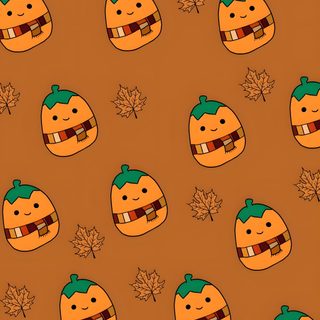 an orange pattern with leaves and pumpkins on it's sides, in the fall Cute Halloween Squishmallow Halloween Squishmallows, Squishmallow Iphone, Squish Mallows, chocolate