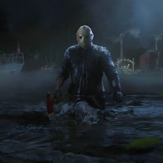 an image of friday the 13th is coming to halloween horror nights in this video game Halloween The Game Jason Voorhees, Jason Voorhees Art, Friday The 13th Games, Jason Friday, dark slate gray