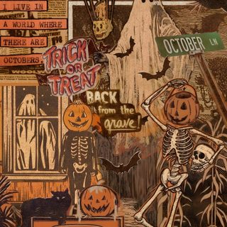 a collage of halloween images and words Iphone Halloween Vintage Halloween Photos, Vintage Halloween Art, Cute Laptop, Halloween Backgrounds, sienna