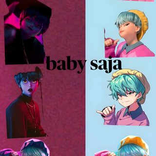 some anime characters with different colored hair Baby Saja Halloween Suga Anime Bts, Zepeto Bts, Bts Anime Suga, brown