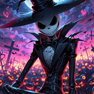 a skeleton sitting on top of a pile of pumpkins in front of a full moon Halloween Jack Skellington Jack Nightmare Before Christmas, Nightmare Before Christmas Pumpkin, Nightmare Before Christmas Characters, dark slate gray