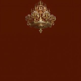 a chandelier hanging from the ceiling in a room with red walls and flooring Halloween Chandelier Red And Gold Aesthetic, Baroque Phone, Red Antique, Chandelier Backgrounds, maroon