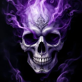 Skeleton Purple Wallpaper, Purple Skulls, Purple Skull, Purple And Grey Skull, Purple Skull Wallpaper, Purple And Black Skull, Purple Skull Art, Purple Background Skull Art, Purple Background With Skulls Halloween Skull Purple Custom Skeleton Purple, Purple Skulls, Purple Skull, Purple And Grey Skull, black