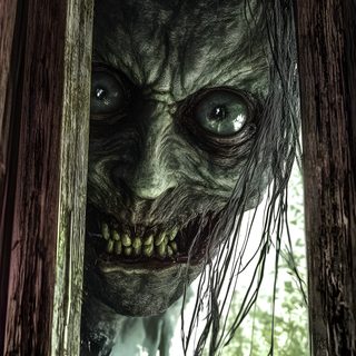 an image of a creepy looking person in a mirror with the reflection of another creature Halloween Monsters Horror Pictures Creepy, Creepy Horror, Scary Face Looking Through Window, dark slate gray