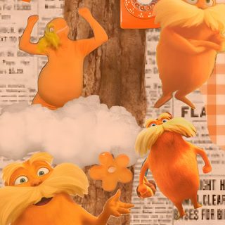 an image of the lorax and other cartoon characters in front of a tree Preppy Lorax Halloween The Lorax Characters, Lorax Party, Lorax Costume, Iphone Preppy, Funny Lockscreen, peru