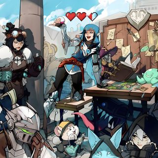 a group of people sitting around a fire pit with an overwatch sign above them Overwatch Halloween Concept Art Overwatch, Overwatch Characters, Overwatch 2, Overwatch Character Art, gray