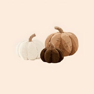 three different colored pumpkins sitting next to each other on a beige background, one is white and the other is brown Aesthetic Beige Halloween Cute Fall Aesthetic Clipart, Fall Clipart Aesthetic, Fall Widget Goodnotes Stickers, antique white