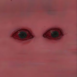 two eyes are shown in the middle of a painting Halloween Eye Psicodelico, Creepy Eyes, Nghệ Thuật Kinh Dị, Creepy Core, Eyes, Edgy, sienna