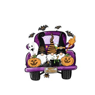 a car with halloween decorations on the back Cute Halloween For Car Seat Fall Gnome Iphone, Halloween Gnome Ideas, Halloween Gnomes, white
