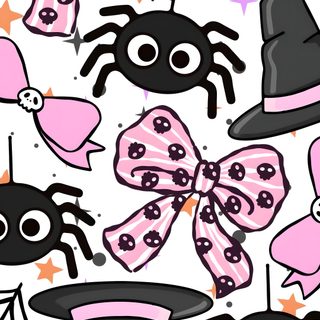 Cute Halloween Spider pink