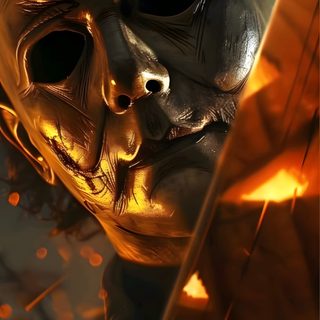 an image of a scary looking man holding a knife in his hand with fire coming from behind him Halloween Kills 4k Classic Horror, Michael Meyer, Horror Photos, Michael Myers Iphone 4k, The Boogeyman, black