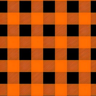 an orange and black checkerboard pattern that looks like it has been made to look like Halloween Orange Plaid Fall Pumpkin Plaid Background, Rainbow, Fall Background, Halloween Fabric, chocolate