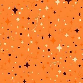 an orange background with black and white stars Halloween Star Halloween Pattern, Halloween Texture, Halloween Backgrounds Aesthetic, coral