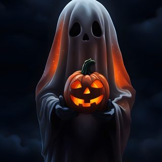 a ghost holding a jack o lantern in his hands Spirit Halloween Halloween Iphone Ghost, Halloween Ghost Iphone, 4k Halloween, Ghost Pumpkin, black