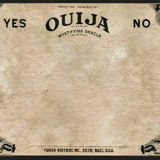 an old paper with the words quija no written in black and white on it Halloween Ouija Board Halloween Invitaciones, Scrapbook Paper Designs, Halloween Tattoo, Ouija Board, tan