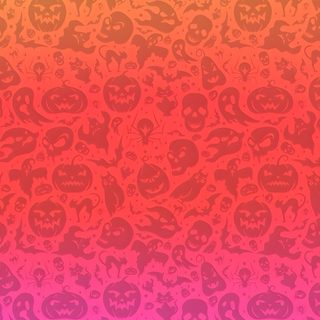 an orange, pink and purple background with skulls in the middle on it's left side Halloween Ombre Halloween Gradient, Bright Halloween, Halloween Gradient Background, tomato