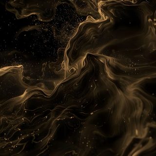 an abstract black and gold background with swirling waves in the center, on a dark background Black And Gold Halloween Dark Gold Background Hd, Black And Gold Ipad, Gold Black,