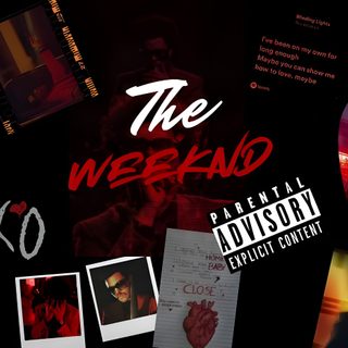various stickers and decals on a wall with the words'the weirdo ' The Weeknd Halloween Desktop The Weeknd, The Weeknd Aesthetic Pc, The Weekend Macbook, The Weeknd Ipad, black