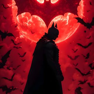 the poster for batman is shown in front of a full moon with bats flying over it Batman Halloween Superhero Art, Marvel Character Image, Superheroes Batman, Full Moon At Night, maroon