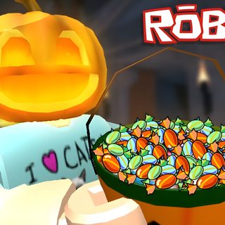 roblox halloween game with pumpkins and candy in the bowl next to an orange jack - o - lantern Halloween Roblox Harvester Knife Mm2, Candy Knife Mm2, Roblox Fall Gif, Knife From Mm2, dark olive green