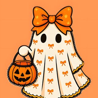 an orange and white dress with a pumpkin on the front, sitting next to a jack - o'- lantern Halloween Boo Halloween Orange White Orange Halloween, Halloween Cute, Halloween Backdrop, sandy brown