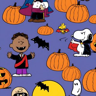 charlie brown halloween wallpaper with pumpkins and jack - o'- lanternes Charlie Brown Halloween Iphone Halloween Cartoon Characters, Halloween Party Decoration Ideas, Kids Halloween Costume Inspiration, slate blue