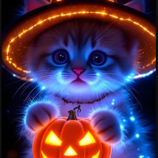 Halloween Live Wallpaper, Happy Halloween Pictures, Image Halloween, Kitten Wallpaper, Halloween Wallpaper Backgrounds, Wild Animal Wallpaper, Halloween Wallpaper Cute, Halloween Wallpaper Iphone, Kitten Art Halloween Kittens Halloween Live, Happy Halloween Pictures, Image Halloween, Kitten, black