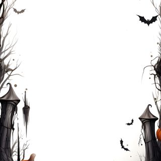 a halloween scene with pumpkins and bats White Halloween Halloween Theme Background, Halloween Pictures Background, Creepy Halloween Backgrounds,