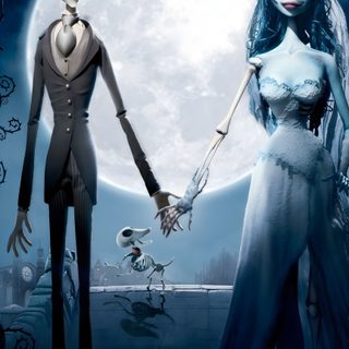 the corpse bride and groom are holding hands Halloween Iphone Corpse Bride Watch Corpse Bride, Halloween Films, Corpse Bride Movie, midnight blue
