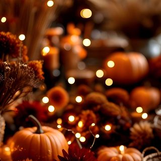 pumpkins and candles are arranged on the floor Halloween Iphone Aesthetic Orange Fall Fall Cute Backgrounds For Computer, Cozy Fall Decor, Iphone Pictures, maroon