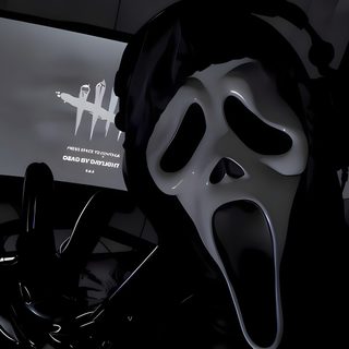a black and white photo of a ghost mask Halloween Laptop Scream Steam Artwork, Pc Desktop, Black Hd, Monkey 2, Header Para Twitter, Bleach Art,