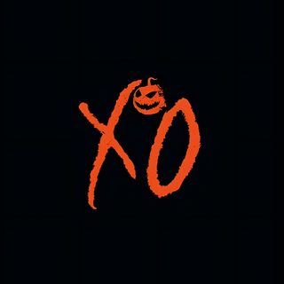 an orange xo on a black background with the word xo written in it The Weeknd Halloween The Weeknd Xo Logo, The Weeknd Logo, The Weeknd Xo Logo Copy And Paste, black
