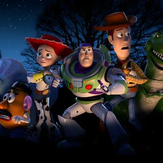 the toy story movie poster with characters in costume and hats, standing next to each other Toy Story Halloween Toy Story Gifts, Disney Vault, Toy Story Series, Childrens Movies, Toy Story Movie, black