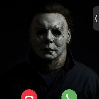 michael myers's incoming call on the iphone Halloween Iphone Michael Myers black