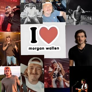 i love morgan wallen collage with images of the band members and their names Morgan Wallen Halloween Morgan Wallen Preppy, Morgan Wallen Aesthetic, Cute Morgan Wallen, dark olive green