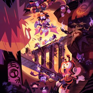 an image of some cartoon characters in the background Sonic The Hedgehog Halloween Sonic Japanese Background, Rouge The Bat Background, Sonic Adventure 2 All Characters, dark slate gray