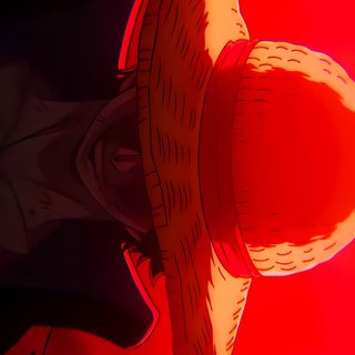 an animated image of a person standing in front of a red background One Piece Halloween 4k Red One Piece 4k, One Piece Macbook, Luffy Pc 1920x1080, Luffy 4k Laptop,