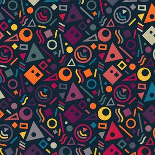 an abstract pattern with various shapes and colors Geometric Halloween Vexx Art, Whatsapp, Fondos De Pantalla Hd Para Iphone, Graffiti, Iphone, dark slate gray