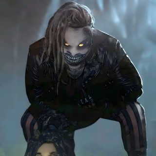 a woman with dreadlocks sitting on the ground next to a glowing light in her hand Wwe Halloween Bray Wyatt Deviantart, Wwe Black Background, Jason Voorhees Black Background, dark slate gray