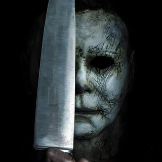 a man holding a large knife in his hand and wearing a mask on it's face Halloween Michael Myers Michael Myers Art, Michael Meyer, Film Horror, Horror Movie Icons, black