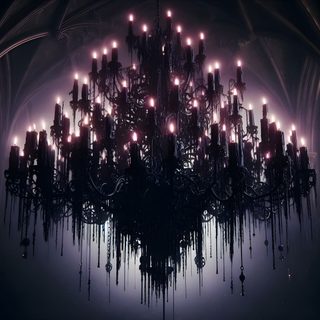 Goth Fashion, Desktop Wallpaper, Iphone Wallpaper Halloween Chandelier Goth Fashion, Desktop, Iphone, black